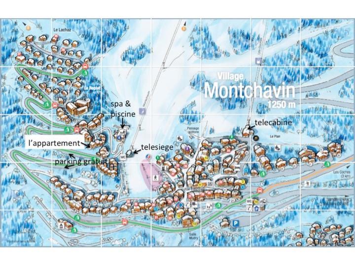 Апартаменты Montchavin La Plagne, Pistes 50M, Balcon Vue Mont Blanc Экстерьер фото